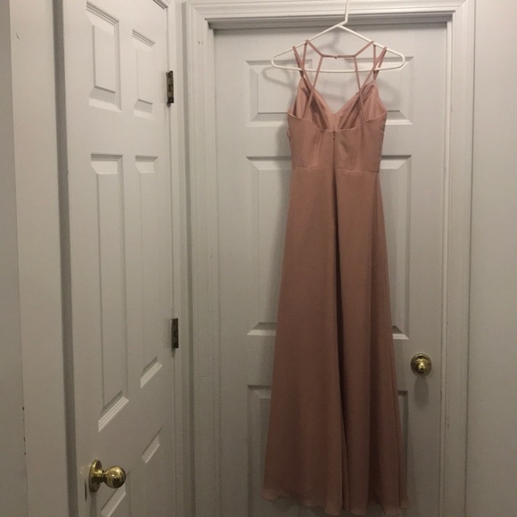 Blush Bridesmaids Dress - Picture 3 of 6
